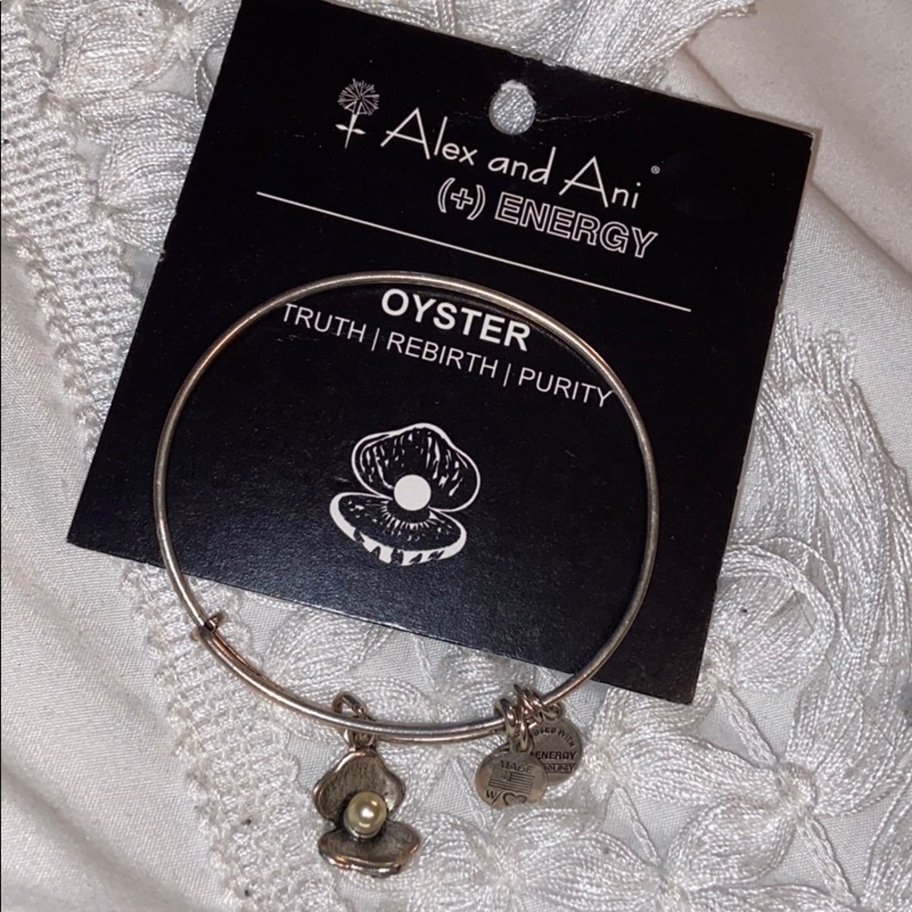 ALEX AND ANI silver Oyster bracelet